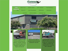 Tablet Screenshot of geeselogistics.com